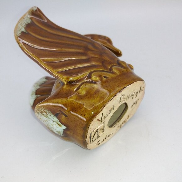 Van Briggle 5" Swan Glazed porcelain signed Figurine statue Colorado Springs USA - Picture 7 of 9